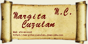 Margita Ćuzulan vizit kartica
